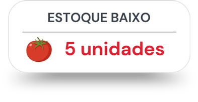 Alerta de produtos com estoque baixo