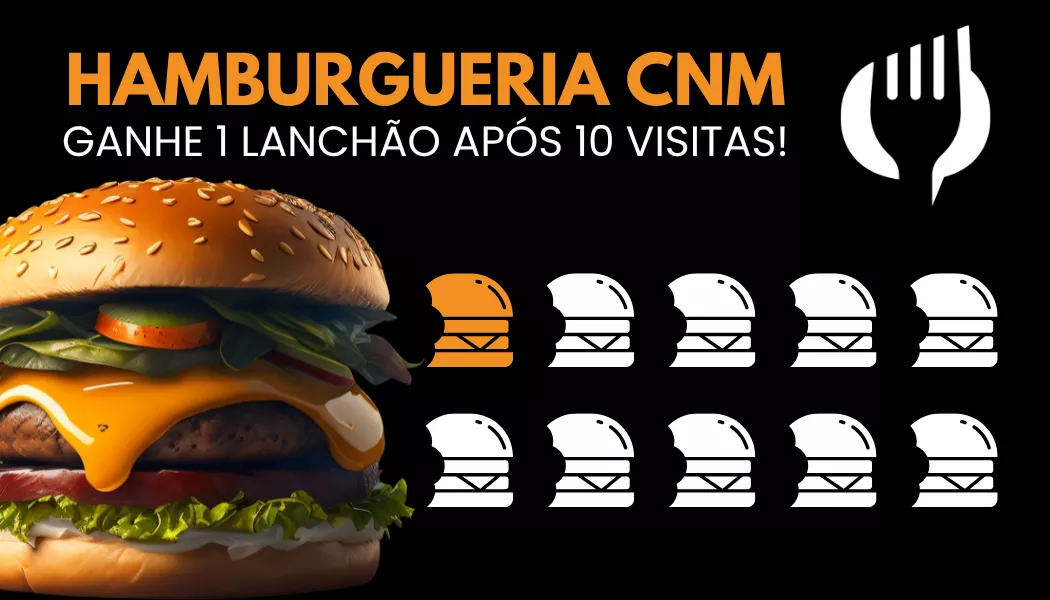 Modelo 2 do Cartão de Fidelidade para Hamburguerias